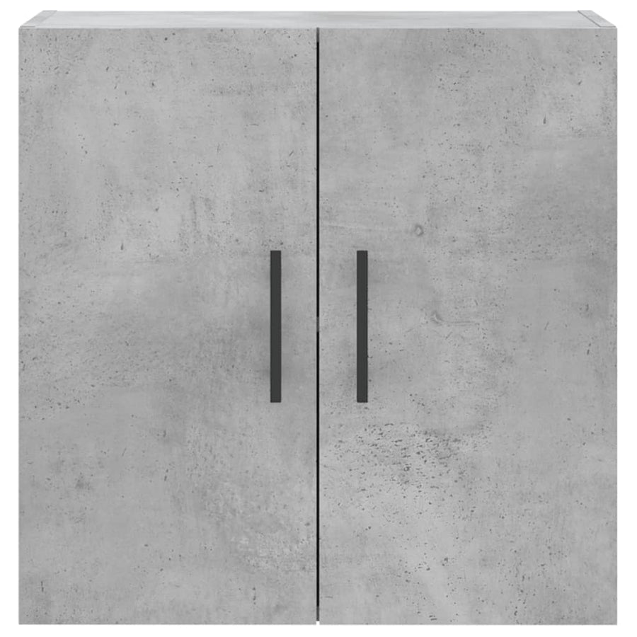 Wandkast 60X31X60 Cm Bewerkt Hout Betongrijs