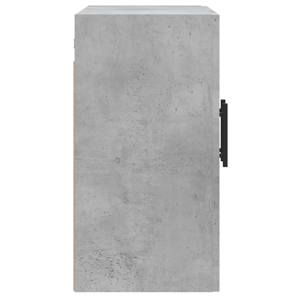 Wandkast 60X31X60 Cm Bewerkt Hout Betongrijs