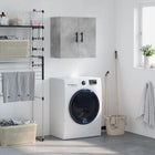 Wall cabinet 60x31x60 cm treated wood concrete grey