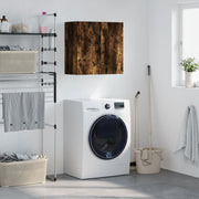 Wall cabinet 60x31x60 cm engineered wood smoked oak color