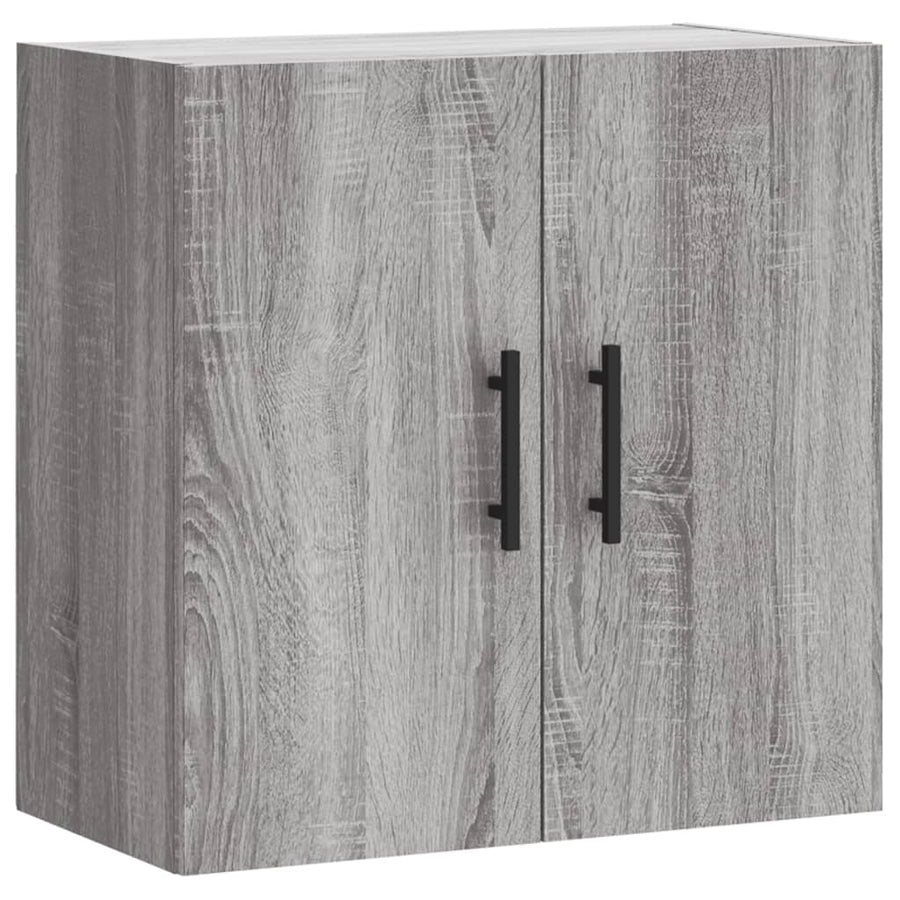 Wandkast 60x31x60 cm bewerkt hout grijs sonoma eikenkleurig