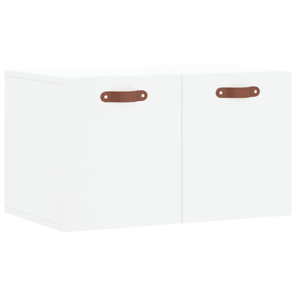 Wandkast 60X36,5X35 Cm Bewerkt Hout Wit