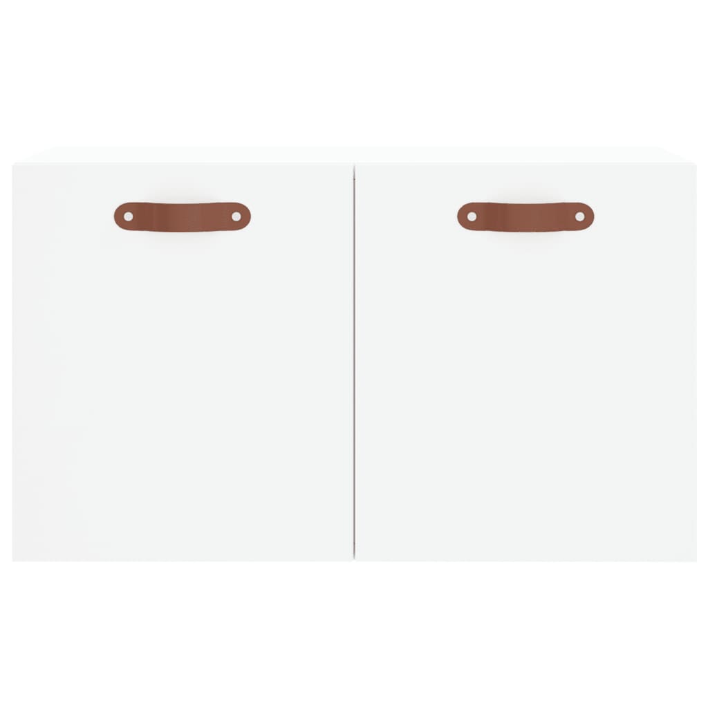 Wandkast 60X36,5X35 Cm Bewerkt Hout Wit