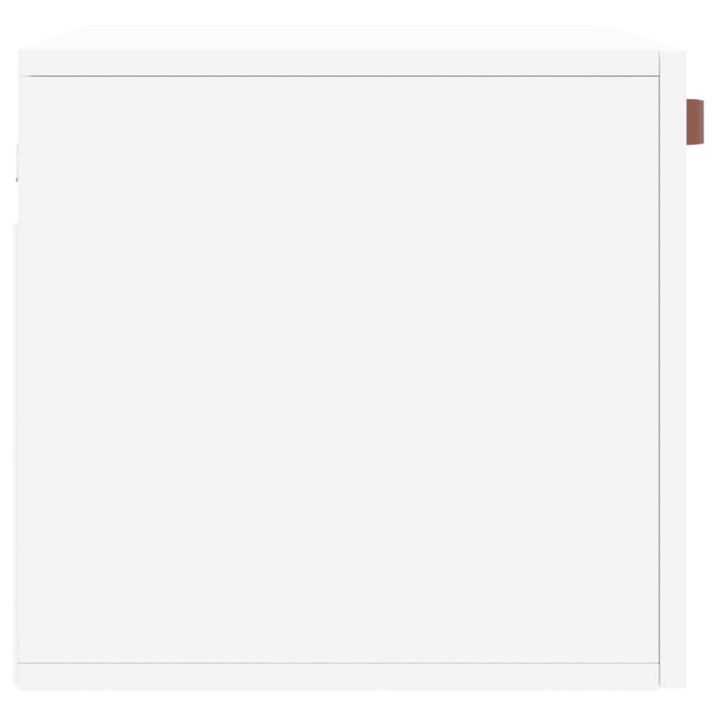 Wandkast 60X36,5X35 Cm Bewerkt Hout Wit