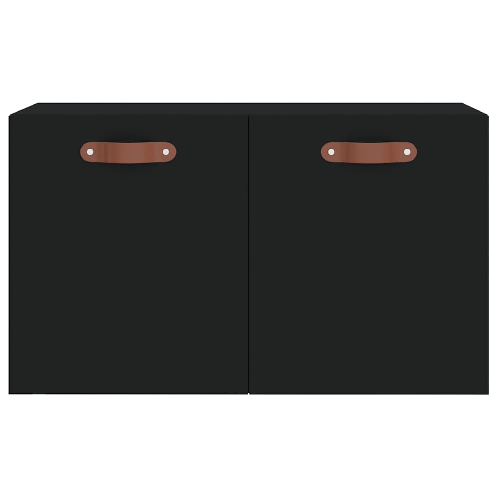 Wandkast 60X36,5X35 Cm Bewerkt Hout Zwart