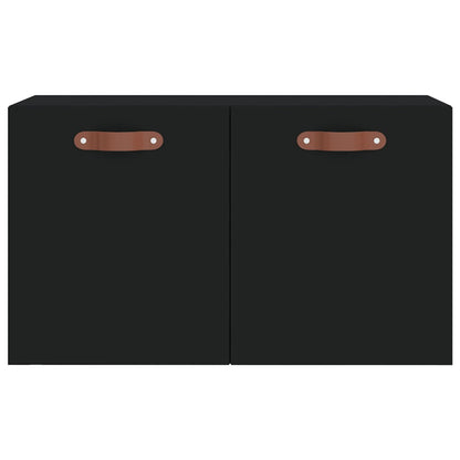 Wandkast 60X36,5X35 Cm Bewerkt Hout Zwart