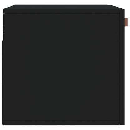 Wandkast 60X36,5X35 Cm Bewerkt Hout Zwart