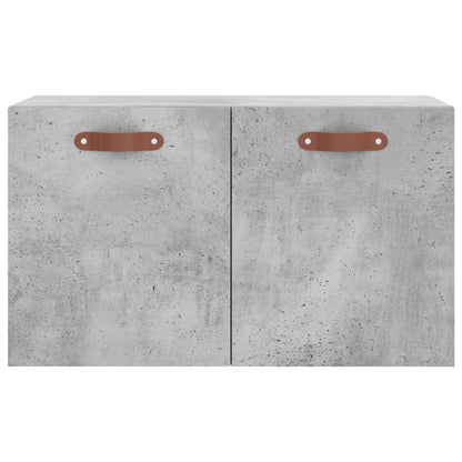Wandkast 60X36,5X35 Cm Bewerkt Hout Betongrijs