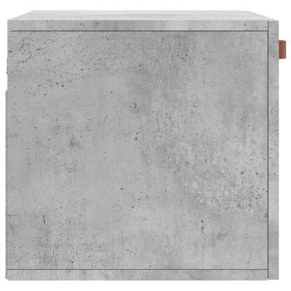 Wandkast 60X36,5X35 Cm Bewerkt Hout Betongrijs