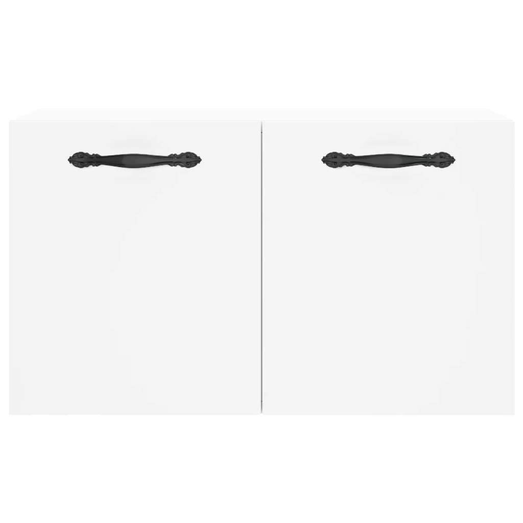 Wandkast 60X36,5X35 Cm Bewerkt Hout Wit