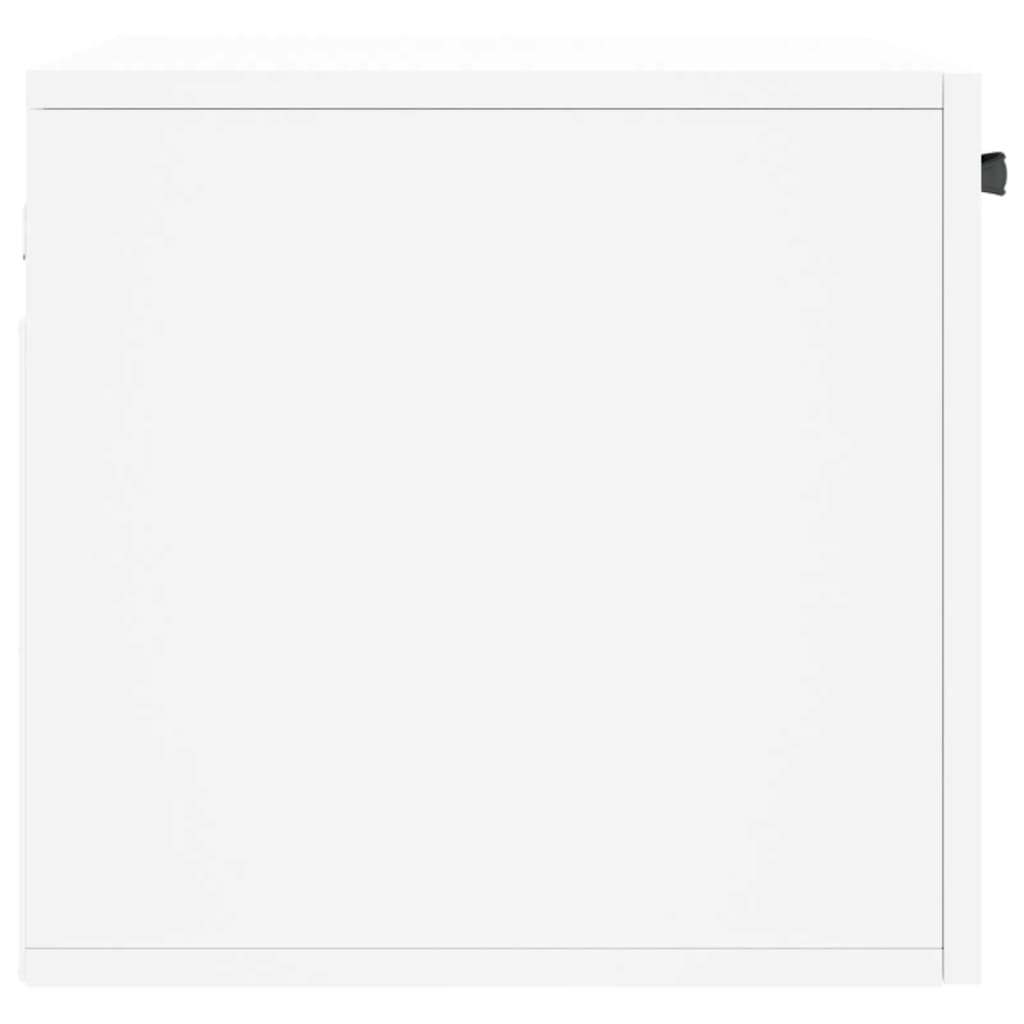 Wandkast 60X36,5X35 Cm Bewerkt Hout Wit