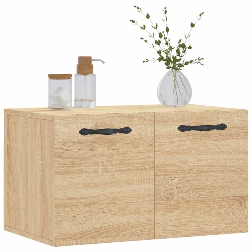 Wandkast 60x36,5x35 cm bewerkt hout sonoma eikenkleurig