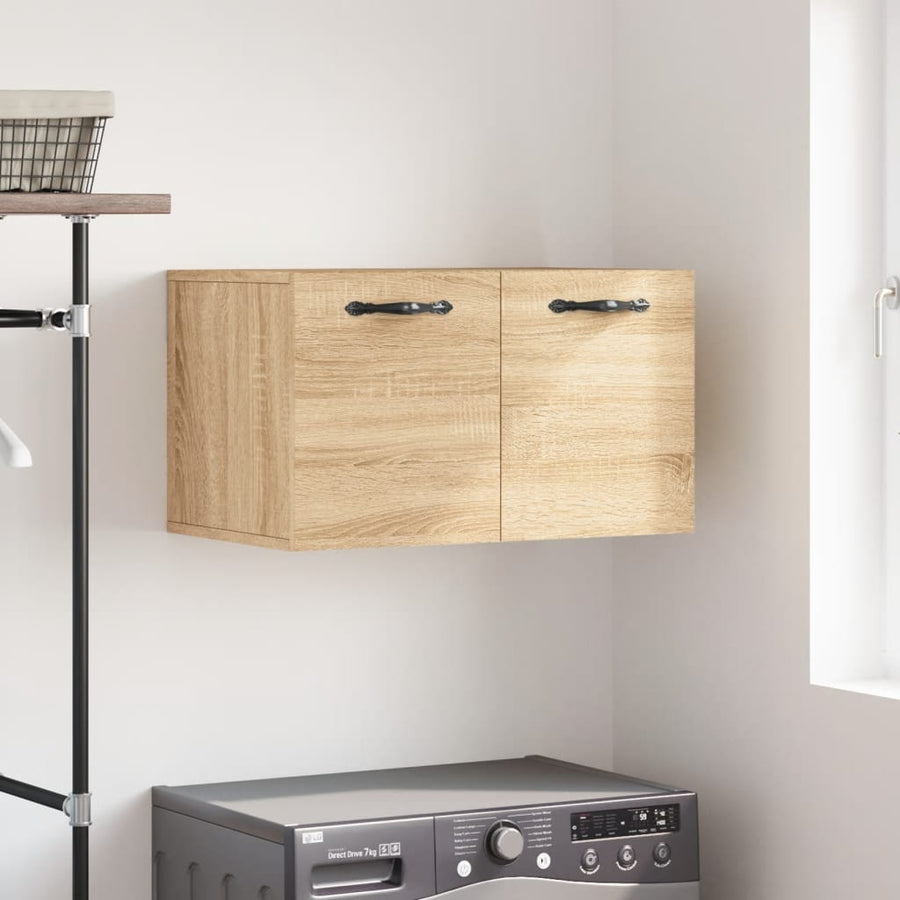 Wandkast 60x36,5x35 cm bewerkt hout sonoma eikenkleurig