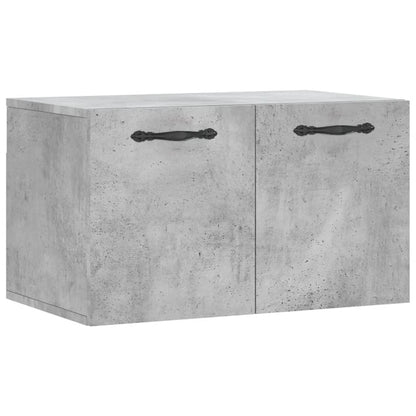 Wandkast 60X36,5X35 Cm Bewerkt Hout Betongrijs