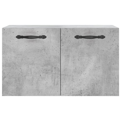 Wandkast 60X36,5X35 Cm Bewerkt Hout Betongrijs