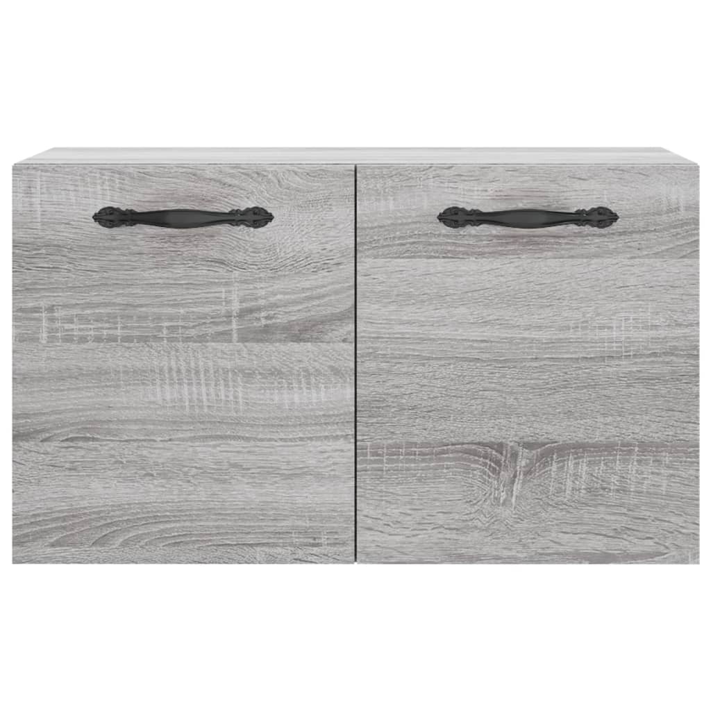 Wandkast 60x36,5x35 cm bewerkt hout grijs sonoma eikenkleurig