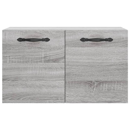 Wandkast 60x36,5x35 cm bewerkt hout grijs sonoma eikenkleurig