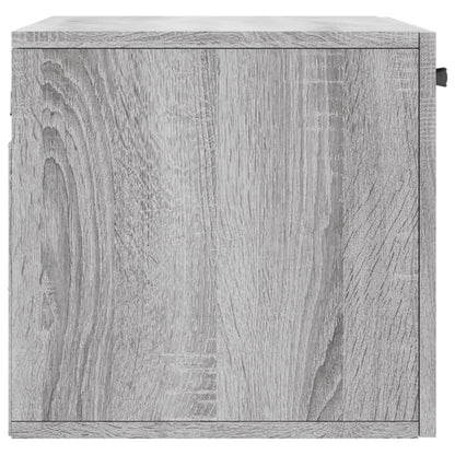 Wandkast 60x36,5x35 cm bewerkt hout grijs sonoma eikenkleurig