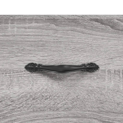 Wandkast 60x36,5x35 cm bewerkt hout grijs sonoma eikenkleurig