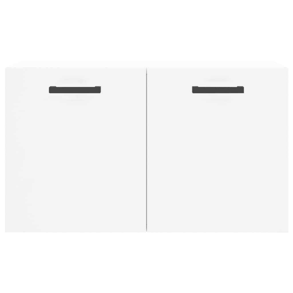 Wandkast 60X36,5X35 Cm Bewerkt Hout 60 x 36.5 x 35 cm Wit