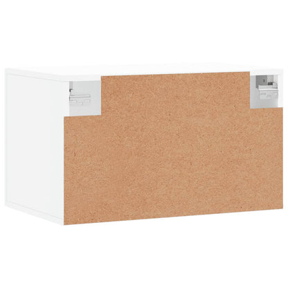 Wandkast 60X36,5X35 Cm Bewerkt Hout 60 x 36.5 x 35 cm Wit