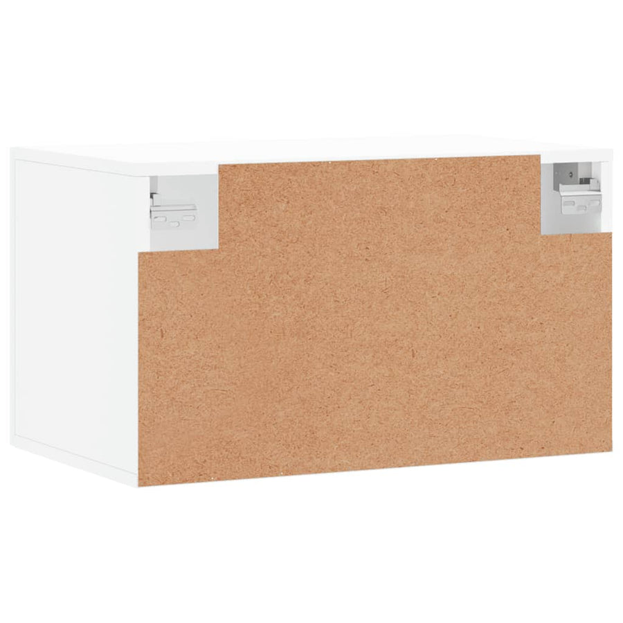 Wandkast 60X36,5X35 Cm Bewerkt Hout 60 x 36.5 x 35 cm Wit