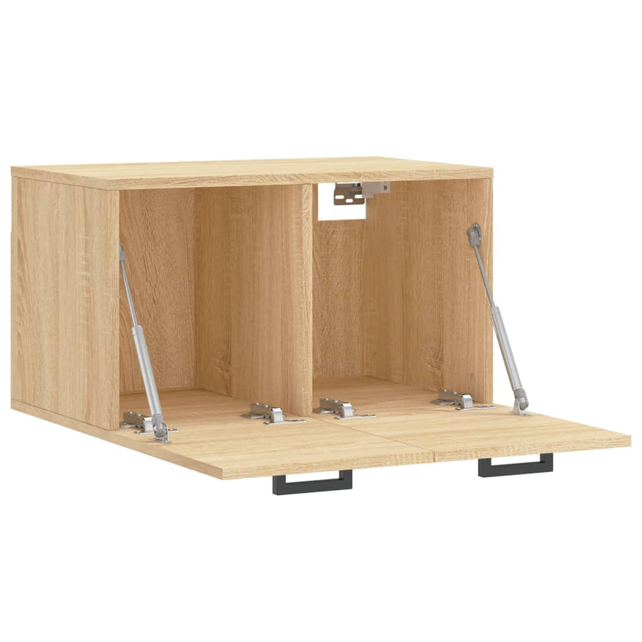 Wandkast 60X36,5X35 Cm Bewerkt Hout Sonoma Eikenkleurig