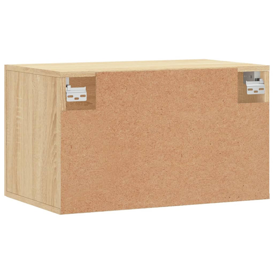 Wandkast 60X36,5X35 Cm Bewerkt Hout Sonoma Eikenkleurig