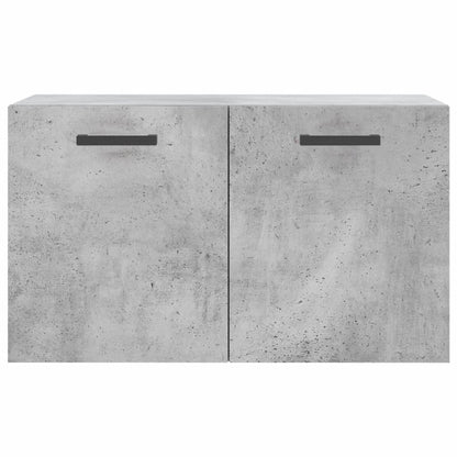 Wandkast 60X36,5X35 Cm Bewerkt Hout Betongrijs