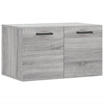 Wandkast 60X36,5X35 Cm Bewerkt Hout Grijs Sonoma Eikenkleurig