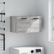 Wandkast 60x36,5x35 cm bewerkt hout grijs