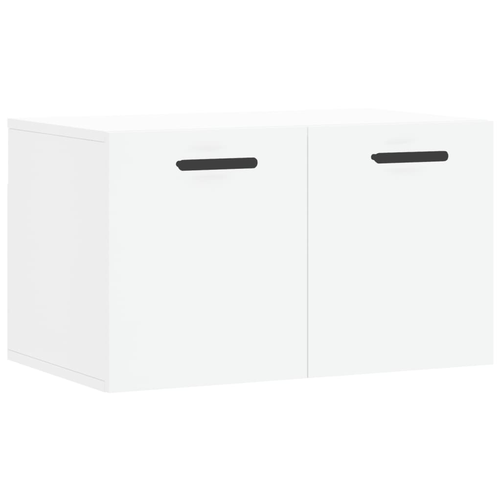 Wandkast 60X36,5X35 Cm Bewerkt Hout Wit