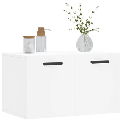 Wandkast 60X36,5X35 Cm Bewerkt Hout Wit