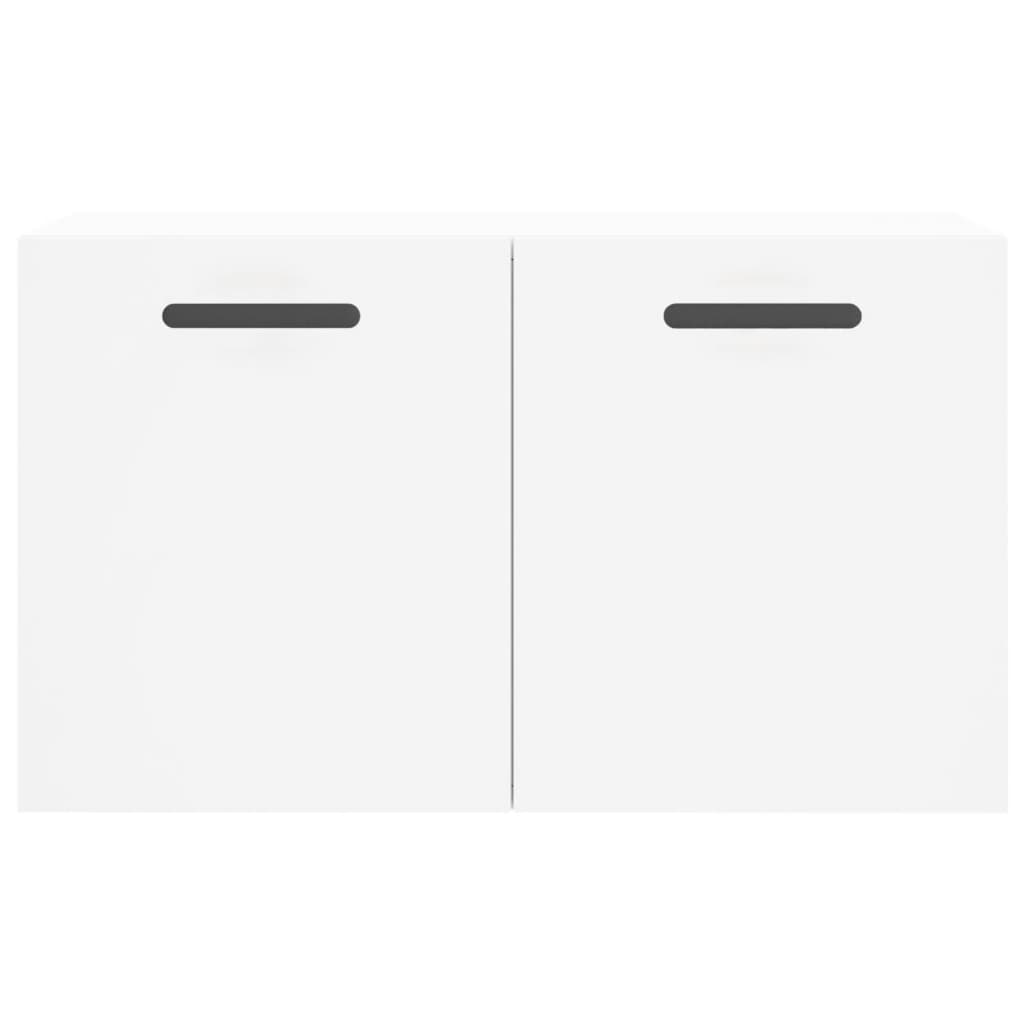 Wandkast 60X36,5X35 Cm Bewerkt Hout Wit