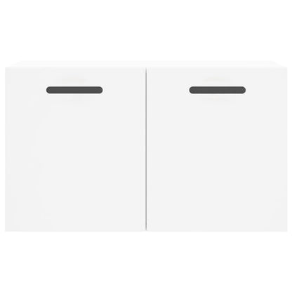 Wandkast 60X36,5X35 Cm Bewerkt Hout Wit