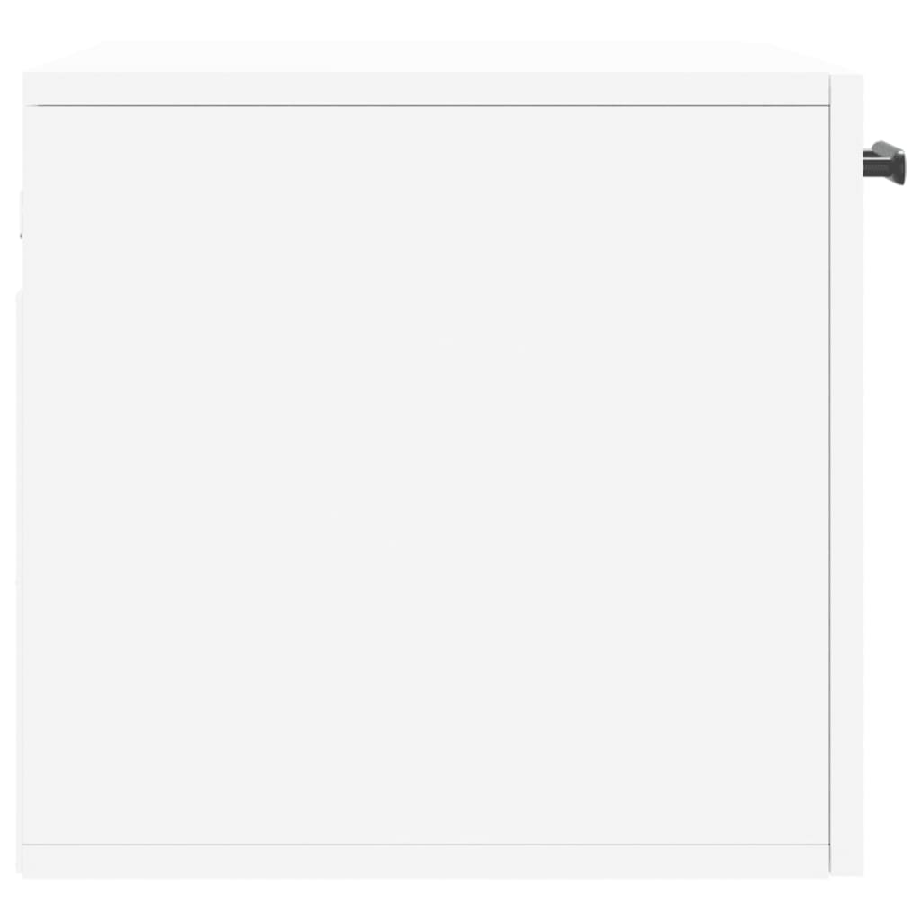 Wandkast 60X36,5X35 Cm Bewerkt Hout Wit