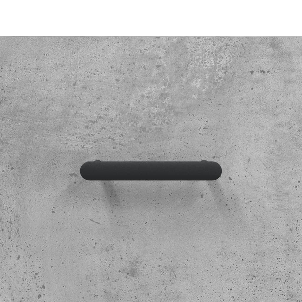 Wandkast 60X36,5X35 Cm Bewerkt Hout Betongrijs