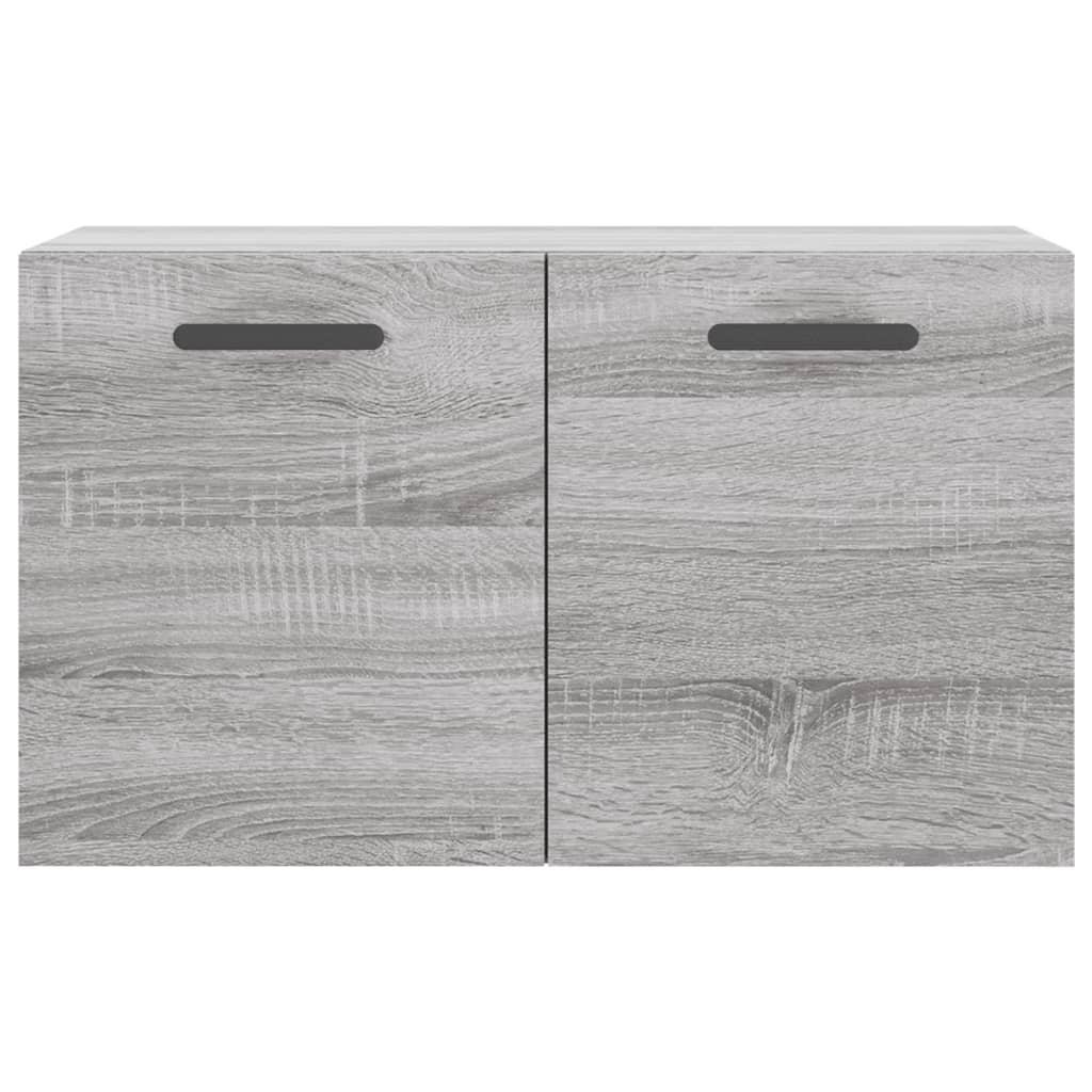 Wandkast 60X36,5X35 Cm Bewerkt Hout Grijs Sonoma Eikenkleurig