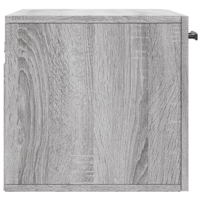 Wandkast 60X36,5X35 Cm Bewerkt Hout Grijs Sonoma Eikenkleurig