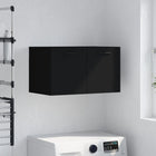 Wandkast 60x36,5x35 cm zwart bewerkt hout