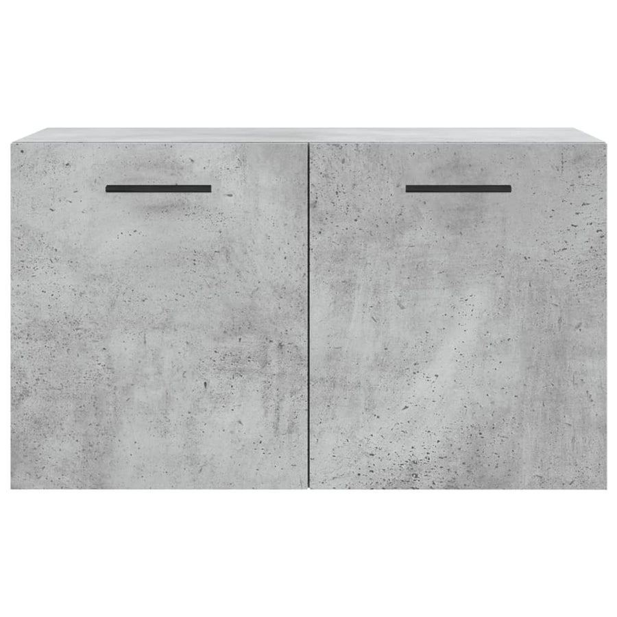 Wandkast 60X36,5X35 Cm Bewerkt Hout Betongrijs
