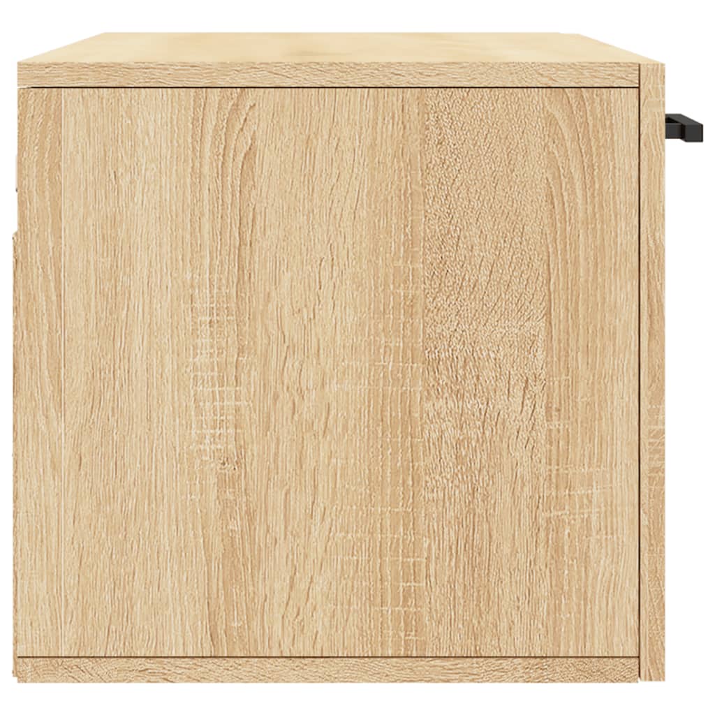 Wandkast 80x36,5x35 cm bewerkt hout sonoma eikenkleurig