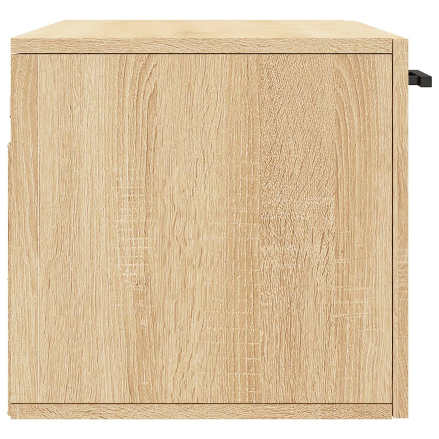 Wandkast 80x36,5x35 cm bewerkt hout sonoma eikenkleurig