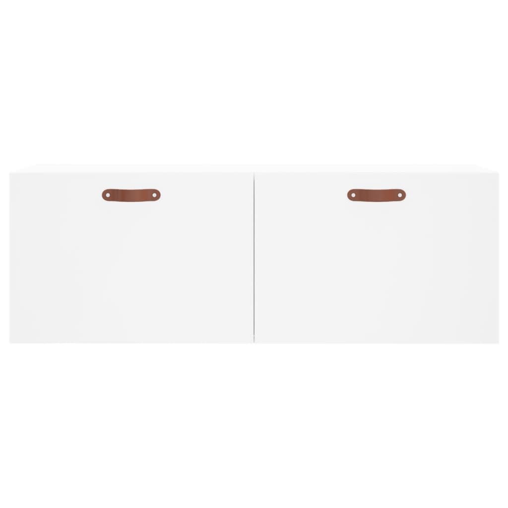 Wandkast 100X36,5X35 Cm Bewerkt Hout Wit