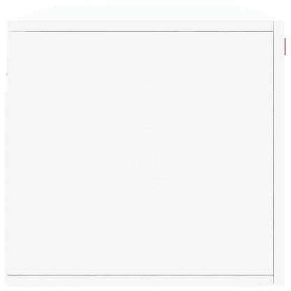 Wandkast 100X36,5X35 Cm Bewerkt Hout Wit