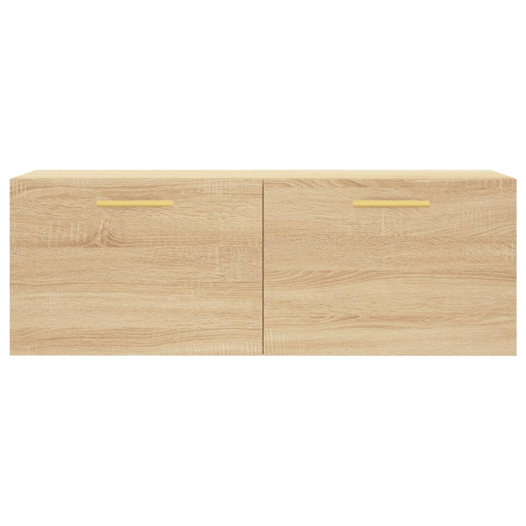 Wandkast 00X36,5X35 Cm Bewerkt Hout Kleurig 100 x 36.5 x 35 cm Sonoma eiken