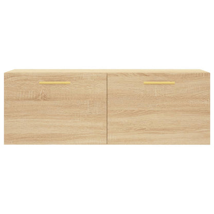 Wandkast 00X36,5X35 Cm Bewerkt Hout Kleurig 100 x 36.5 x 35 cm Sonoma eiken