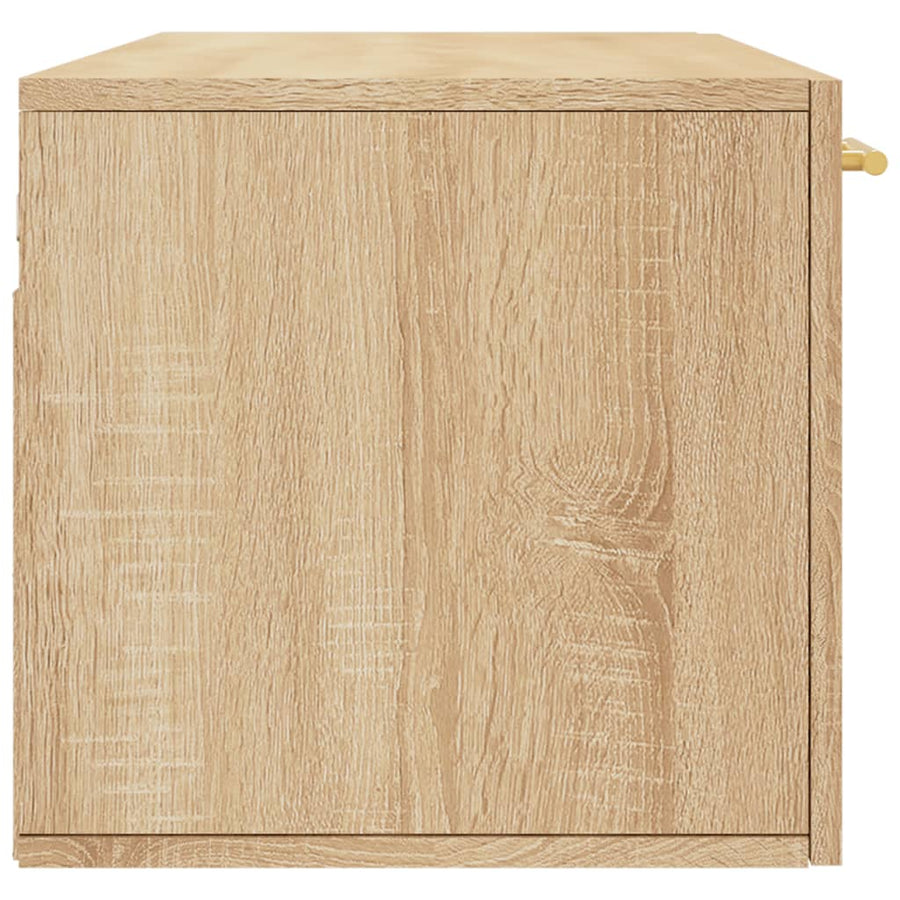 Wandkast 00X36,5X35 Cm Bewerkt Hout Kleurig 100 x 36.5 x 35 cm Sonoma eiken