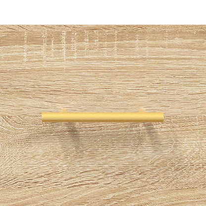Wandkast 00X36,5X35 Cm Bewerkt Hout Kleurig 100 x 36.5 x 35 cm Sonoma eiken