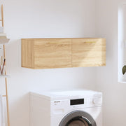 Wall cabinet 100x36.5x35 cm engineered wood Sonoma oak-coloured